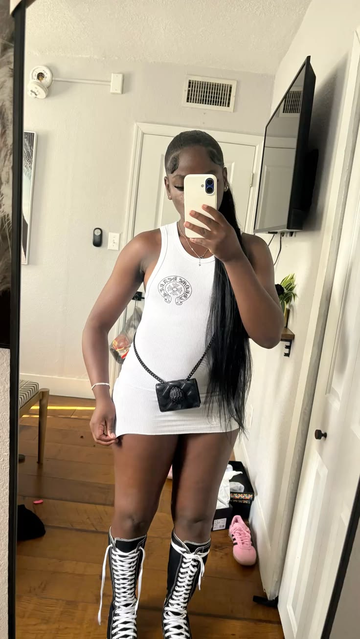 CHROME LOVER GIRL TANK DRESS