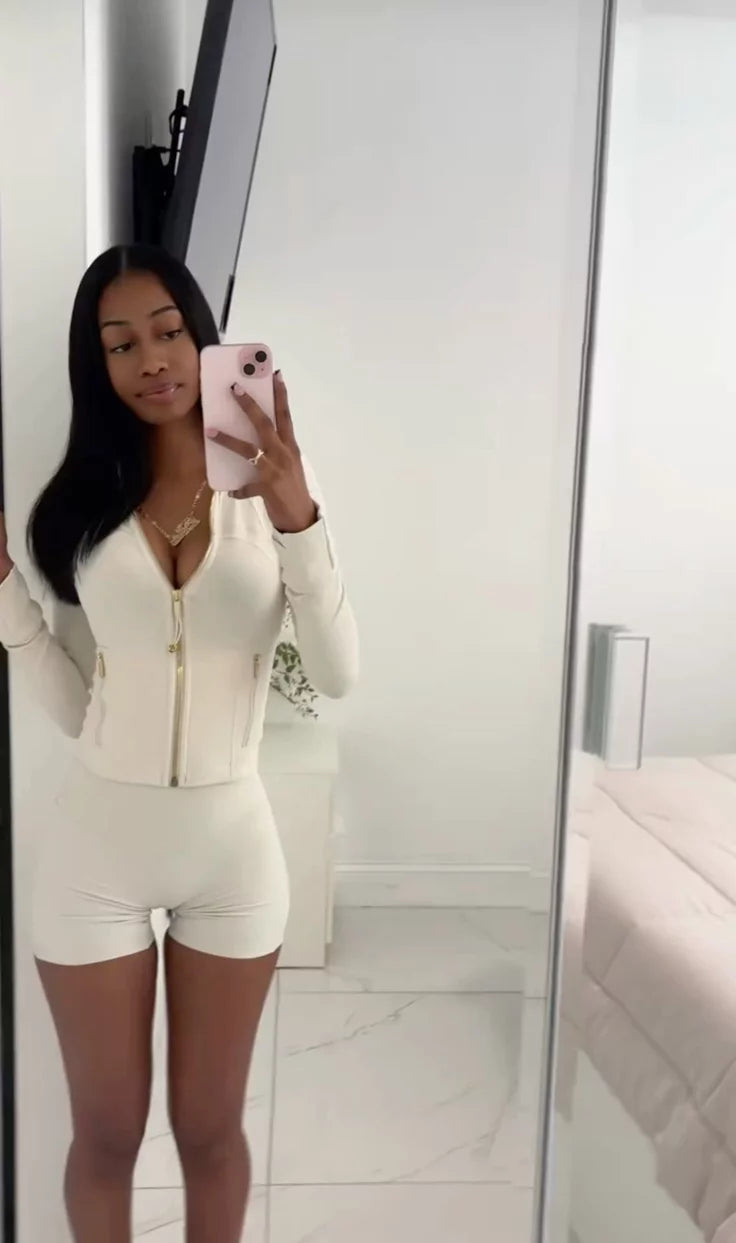LULU DEFINED JACKET + CAPRI BOTTOMS